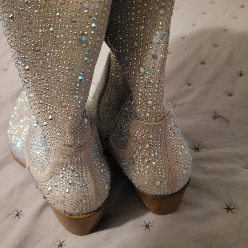 Rhinestone boots - Picture 4 of 7